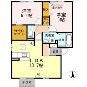 メゾンクレアの間取り画像