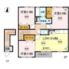 クレール A棟の間取り画像