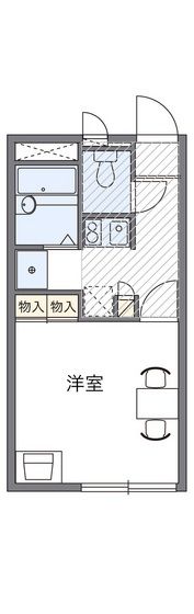 レオパレスセレステの間取り画像