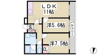 ホップス板宿の間取り画像