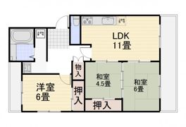 第二コーポ安部の間取り画像