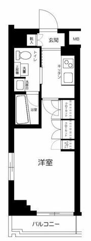 AXAS西馬込アジールコートの間取り画像