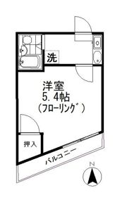 吉祥寺ビル401号室の間取り画像