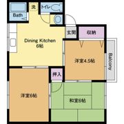 エスポワールアイB棟の間取り画像