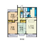 秦野南が丘エクシード345 3番館の間取り画像