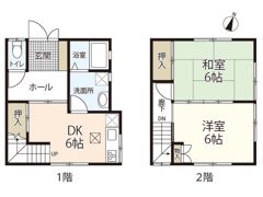 NハウスB棟の間取り画像