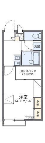 レオパレスM＆Eの間取り画像