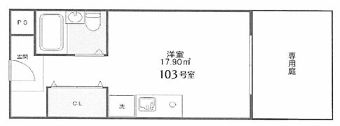 FINE COURTⅢIKEDA NAKAMACHIの間取り画像