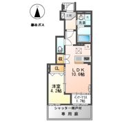 森本3丁目新築アパートの間取り画像