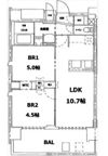 S-RESIDENCE錦糸町パークサイドの間取り画像