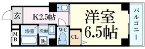 サンクール松屋町の間取り画像