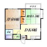 ハイツトリイの間取り画像