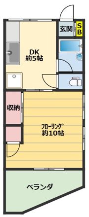 プレザントハウスの間取り画像