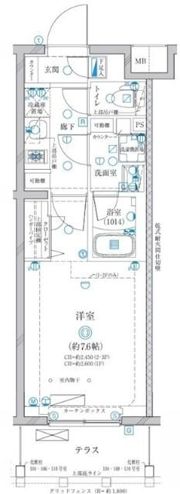 ディアレイシャス高井戸Ⅱの間取り画像