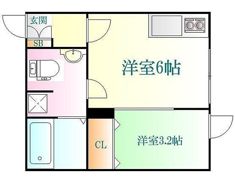 メリディアン国見弐番館の間取り画像