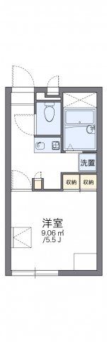 レオパレスブルーフォートの間取り画像