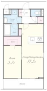 アロッジオⅡの間取り画像