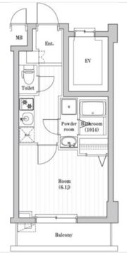 SPコート亀有の間取り画像