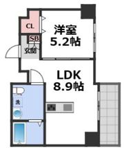 ヴァローレ布施の間取り画像