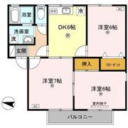 アムール B棟の間取り画像