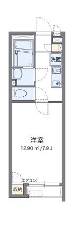 クレイノ桜ソレイユの間取り画像