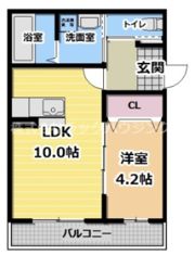 プリモ太子橋今市の間取り画像