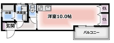クリエオーレ東光町の間取り画像