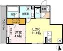 ノクターン内山の間取り画像