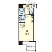 CENTRAL CASA 藤崎宮の間取り画像