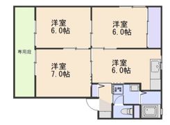 ディアス30 B棟の間取り画像