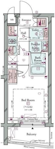 コンシェリア横濱山手 THE RESIDENCEの間取り画像