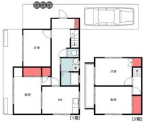 上大久保戸建の間取り画像