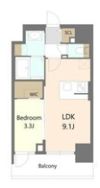 S-RESIDENCE松屋町asenceの間取り画像