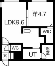 パークアベニュー北広島の間取り画像