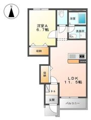 バンビの間取り画像