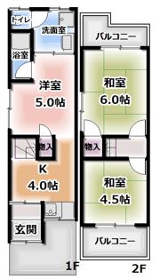 緑町20-8テラスの間取り画像