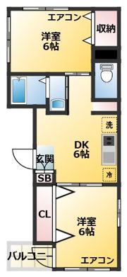 金井ビルの間取り画像