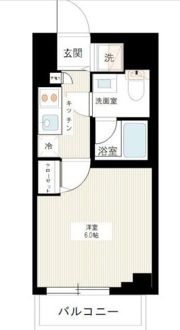 ラヴェニール横浜蒔田の間取り画像