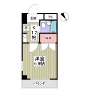 コーポときわの間取り画像