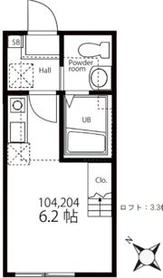 ハーミットクラブハウス菊名ⅢA棟の間取り画像