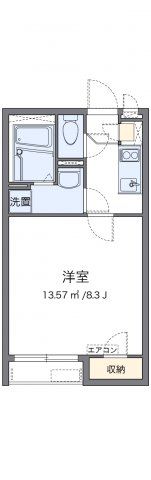クレイノサンライズ楠の間取り画像