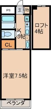 エスポワール本山の間取り画像