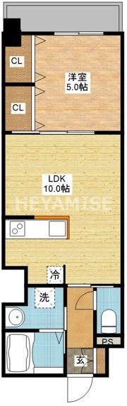 コムフォート桶屋町の間取り画像
