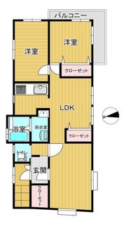 モモハウスの間取り画像