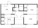 中吉野町2丁目平屋の間取り画像