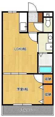 フォンテーヌ二島の間取り画像