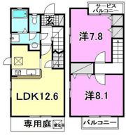 ミュージアT＆M2の間取り画像