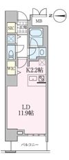 ロイヤルパークスタワー南千住の間取り画像