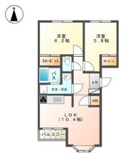 シャルマン湘南 B棟の間取り画像