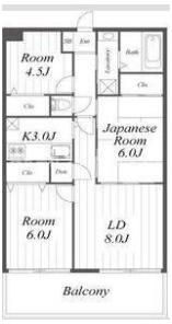 ダイアパレス香里園プライムスクエアの間取り画像